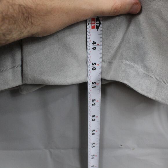 Skims Robe Womens Medium Sienna Relaxed Fit Velour Gray Soft Long Lounge Duster - Picture 11 of 11